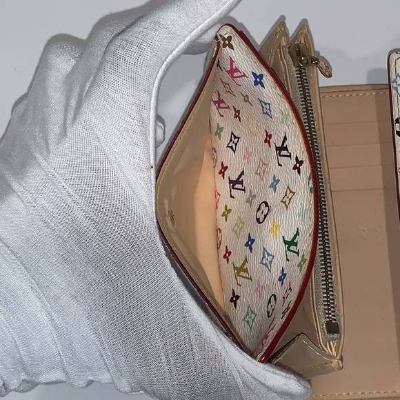 LOUIS VUITTON Multicolor Monogram Louise Wallet Authentic DATE CODE CA4087 - Picture 6 of 16